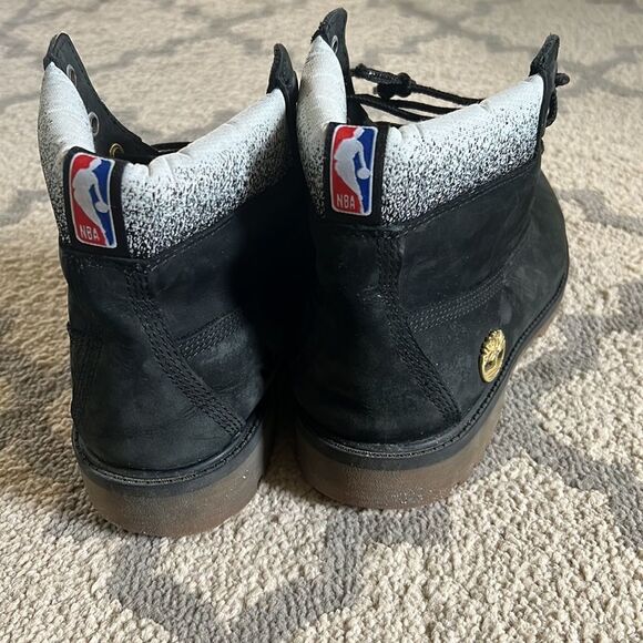 Timberland X NBA Toronto Raptors boys size 7 women size 9 Boots Black in GUC - Picture 2 of 10